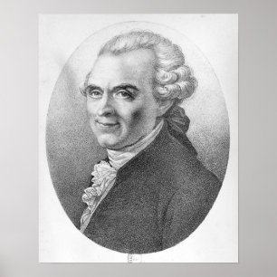 Póster Retrato de Michel-Jean Sedaine