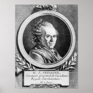 Póster Retrato de Michel-Jean Sedaine