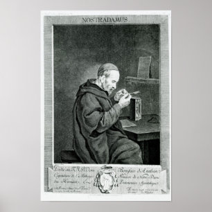 Póster Retrato de Michel Nostradamus