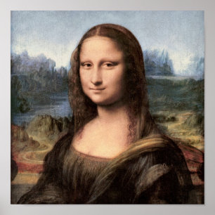 Póster Retrato de Mona Lisa / Pintura
