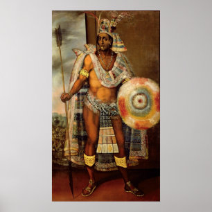 Poster Retrato de Montezuma II