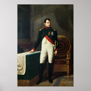 Poster Retrato de Napoleon Bonaparte 1809