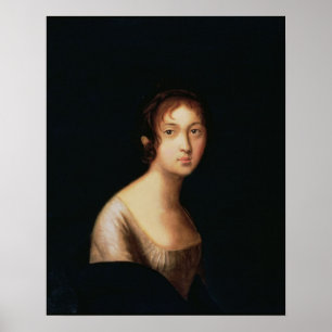 Póster Retrato de Natalia Goncharova, 1820s