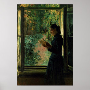 Póster Retrato de Natalia Petrunkevitsin, 1893