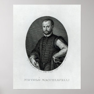 Poster Retrato de Niccolo Machiavelli