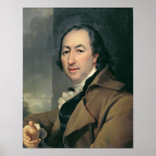Póster Retrato de Nikolai Ivanovich Novikov