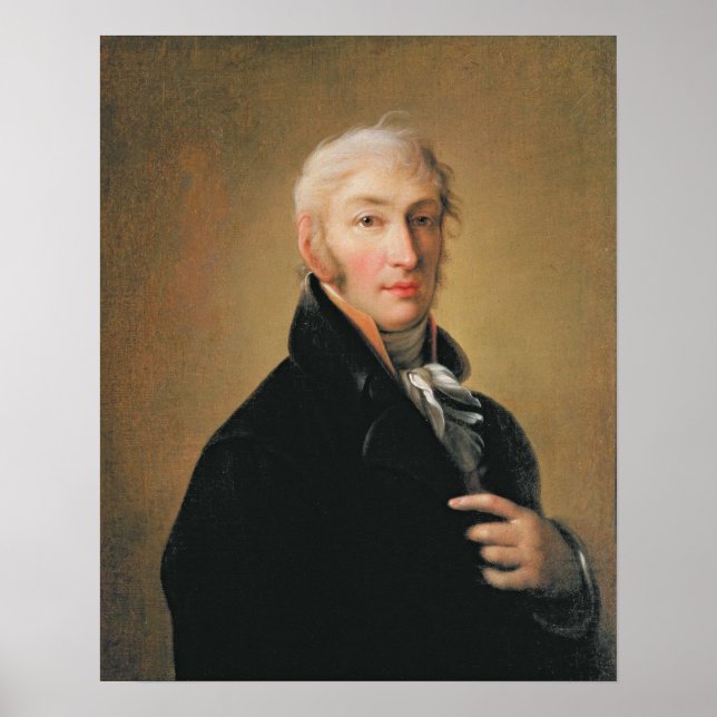 Póster Retrato de Nikolay Mikhaylovich Karamzin , 1805 (Frente)