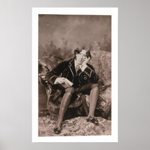 Póster Retrato de Oscar Wilde (1854-1900), 1882 (pho de