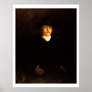Póster Retrato de Otto von Bismarck (1815-98) (óleo no p