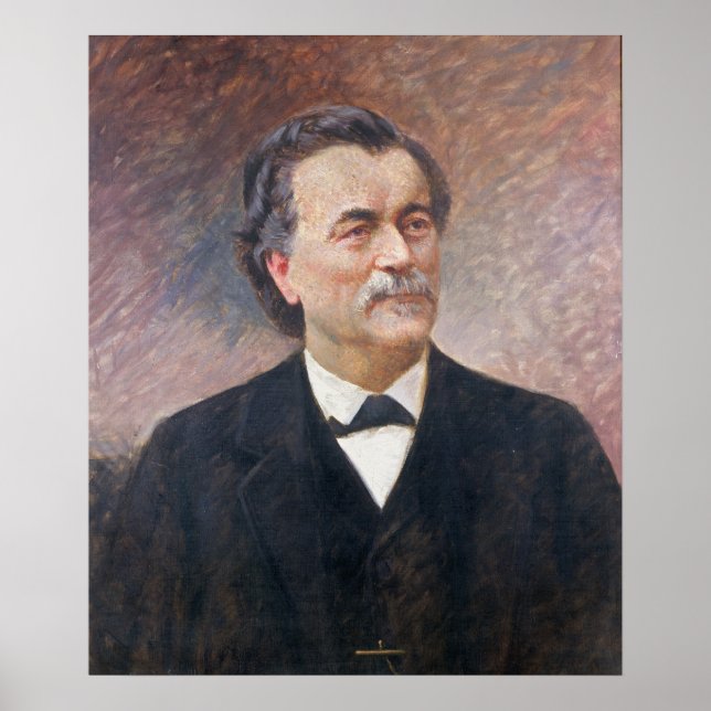 Póster Retrato de Paul Bert (Frente)