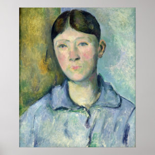 Póster Retrato de Paul Cezanne   da senhora Cezanne,