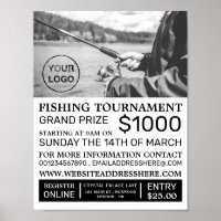 Retrato de Pesca, Anúncio de Evento de Torneio de