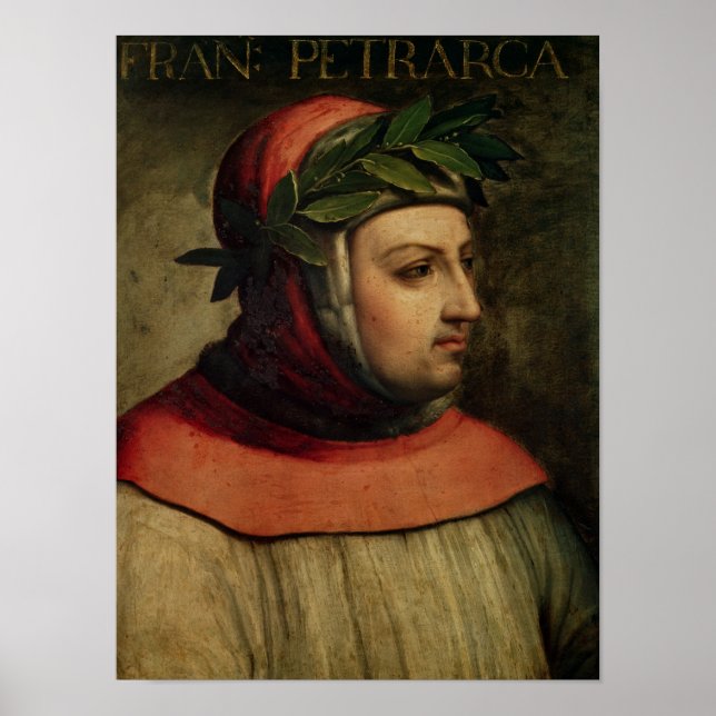 Poster Retrato de Petrarca (Frente)
