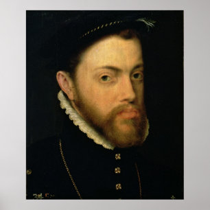 Poster Retrato de Philip II da espanha
