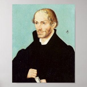 Poster Retrato de Philip Melanchthon, 1537