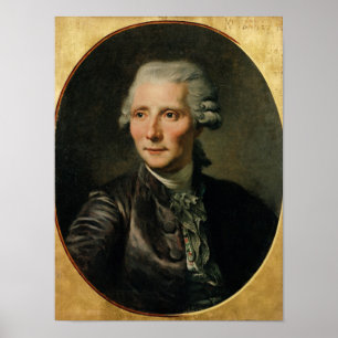 Poster Retrato de Pierre Agostinho Caron de