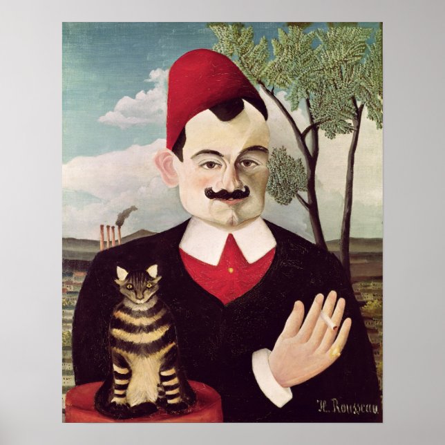 Poster Retrato de Pierre Loti c.1891 (Frente)