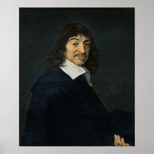 Poster Retrato de Rene Descartes c.1649
