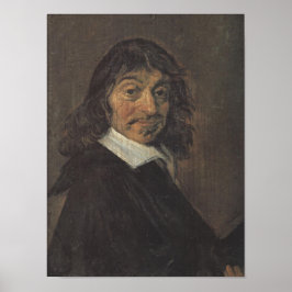 Poster Retrato de René Descartes por Frans Hals