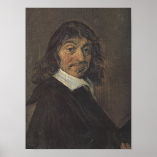 Poster Retrato de René Descartes por Frans Hals