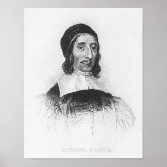 Póster Retrato de Richard Baxter (Frente)