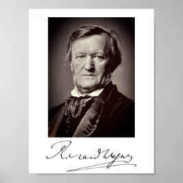Poster Retrato de Richard Wagner