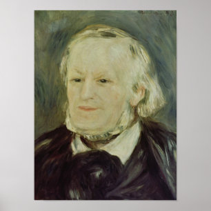 Póster Retrato de Richard Wagner, 1893