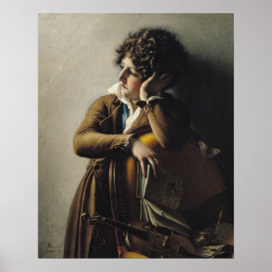 Poster Retrato de Romainville-Trioson, 1800