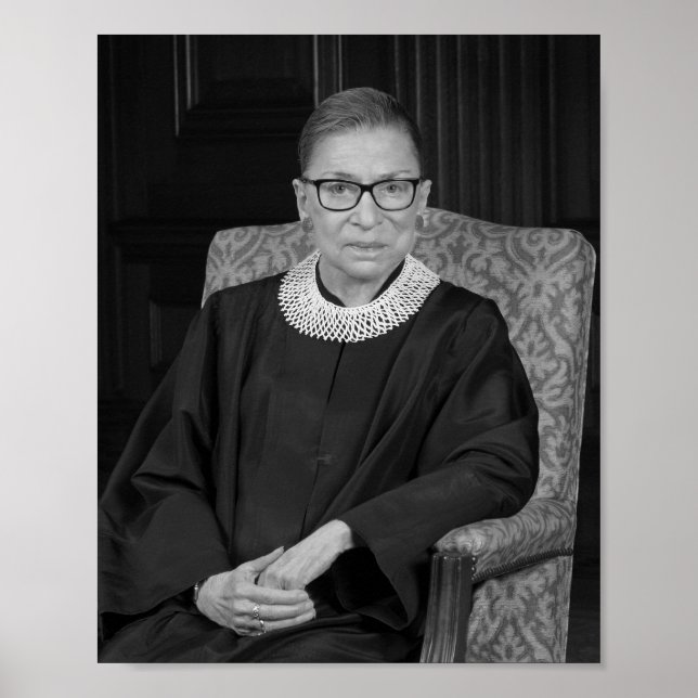 Poster Retrato de Ruth Bader Ginsburg - 2016 (Frente)