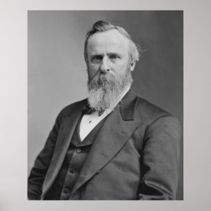 Póster Retrato de Rutherford B. Hayes por Mathew Brady