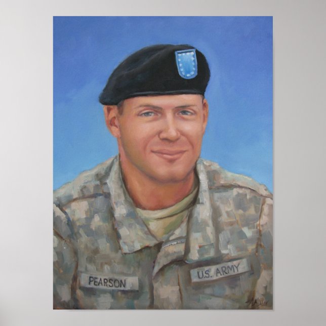 Póster Retrato de Sam Pearson (Frente)