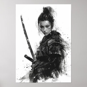 Poster Retrato de Samurai - Anna Sawai - Hetero-a