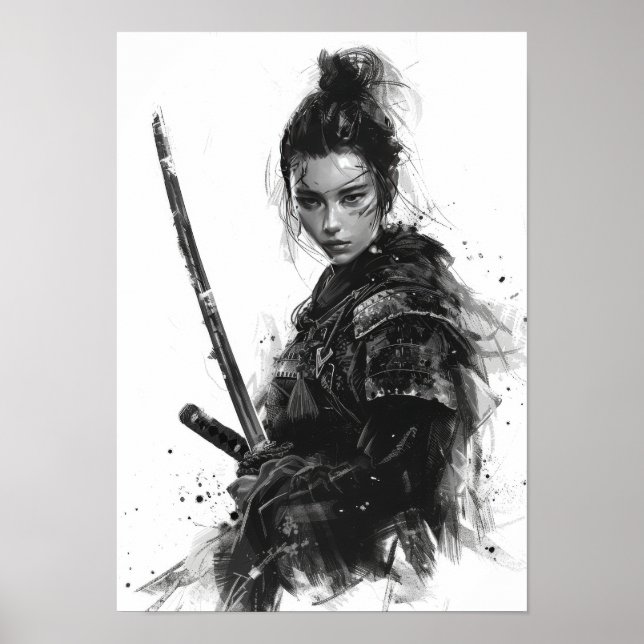 Poster Retrato de Samurai - Anna Sawai - Hetero-a (Frente)