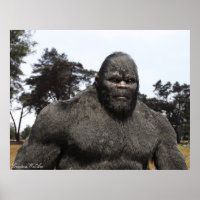 RETRATO DE SASQUATCH DE PÉ GRANDE