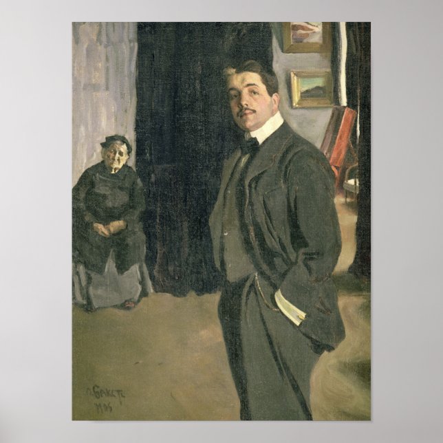 Póster Retrato de Sergei Pavlovich Diaghilev (Frente)