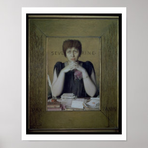 Póster Retrato de Severine (Caroline Remy) (1855-1929) (