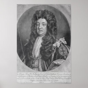 Póster Retrato de Sidney Godolphin