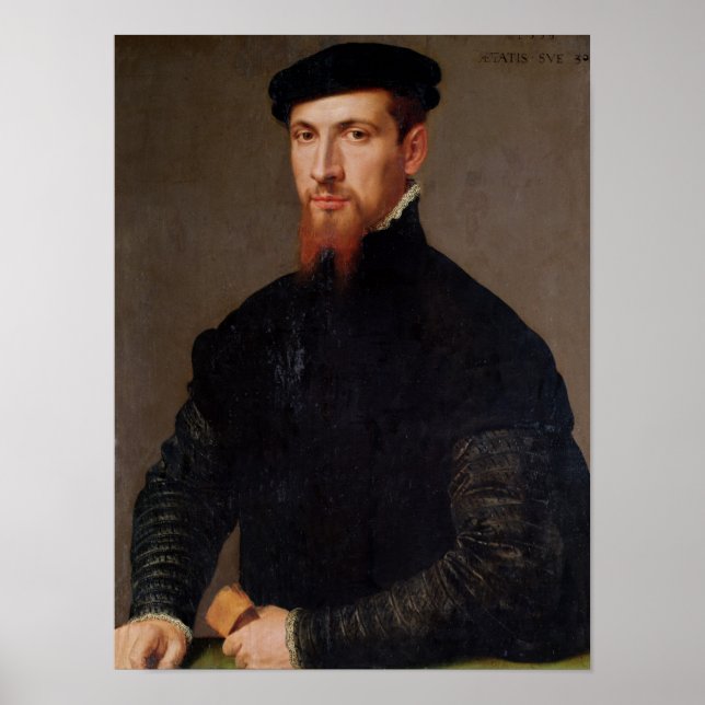 Poster Retrato de Simon Renard 1553 (Frente)