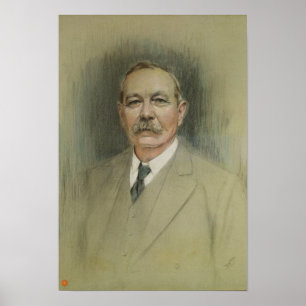 Póster Retrato de Sir Arthur Conan Doyle