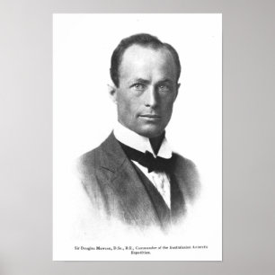 Poster Retrato de Sir Douglas Mawson