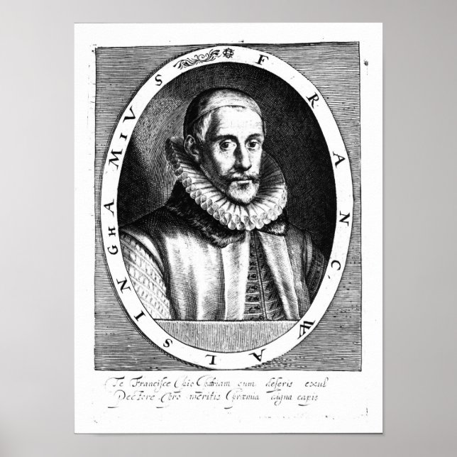 Póster Retrato de Sir Francis Walsingham (Frente)