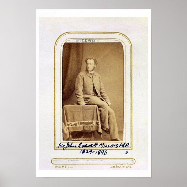 Póster Retrato de Sir John Everett Millais (1829-96) (al (Frente)