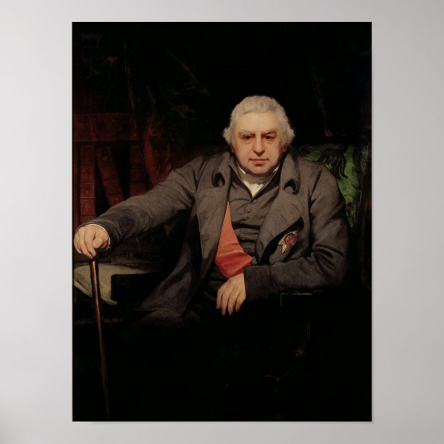 Póster Retrato de Sir Joseph Banks, 1810 (Frente)