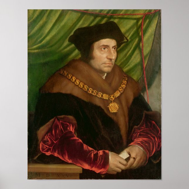 Poster Retrato de Sir Thomas More (Frente)