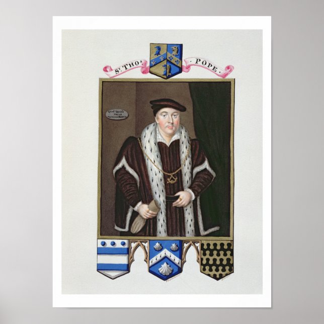 Póster Retrato de Sir Thomas Pope (c.1507-99) de "Memo (Frente)