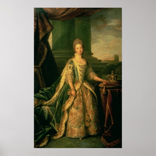 Póster Retrato de Sophie Charlotte (Frente)