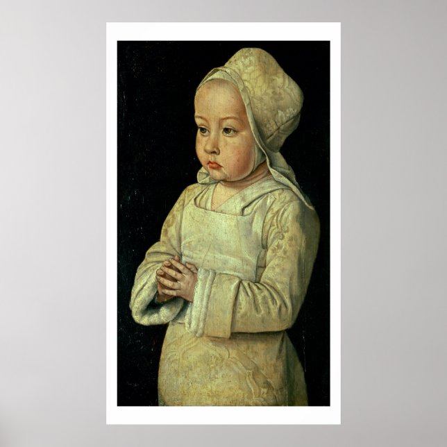 Póster Retrato de Suzanne de Bourbon (1491-1521) (Frente)