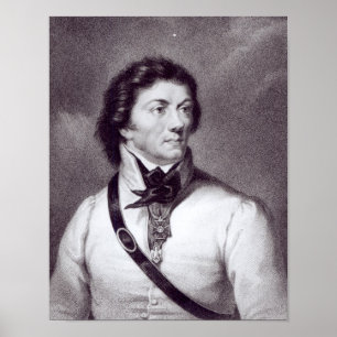 Póster Retrato de Tadeusz Kosciuszko
