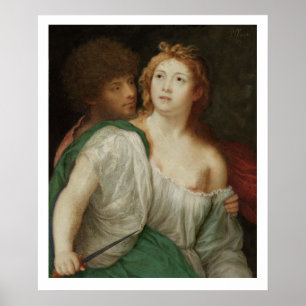 Póster Retrato de Tarquin e de Lucretia