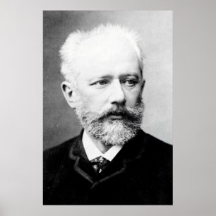 Póster Retrato de Tchaikovsky
